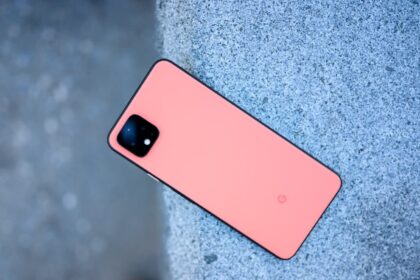Pixel 4 rosa.