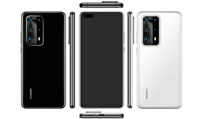 Huawei P40 e P40 Pro 5G passam por certificação no TENAA Huawei P40 renderização não oficial.