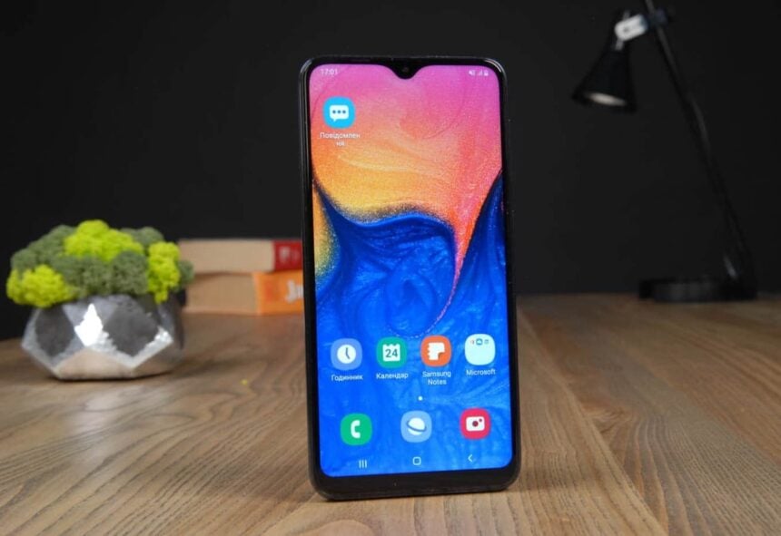 Samsung Galaxy A10.
