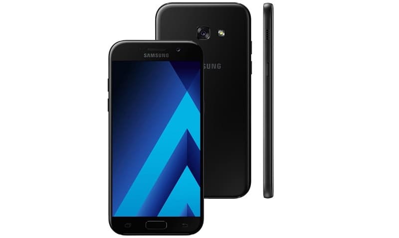 Galaxy A5 2017 é atualizado com o pacote de segurança de fevereiro Galaxy A5 2017 preto.