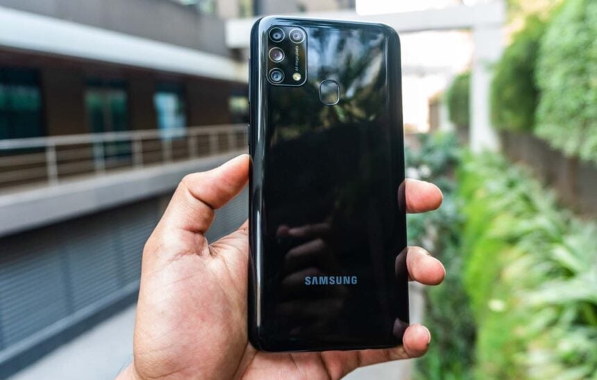 Galaxy M31 preto.