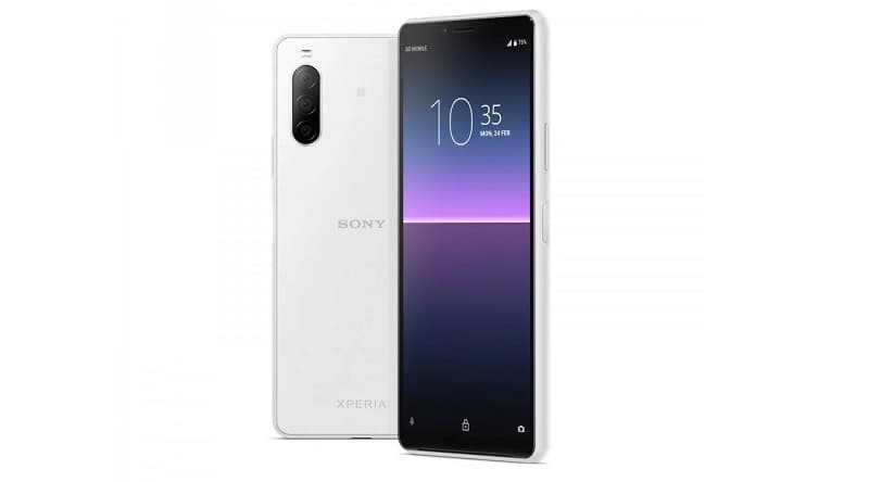 Sony lança Xperia 10 II com processador Qualcomm e câmera tripla Sony Xperia 10 II branco.