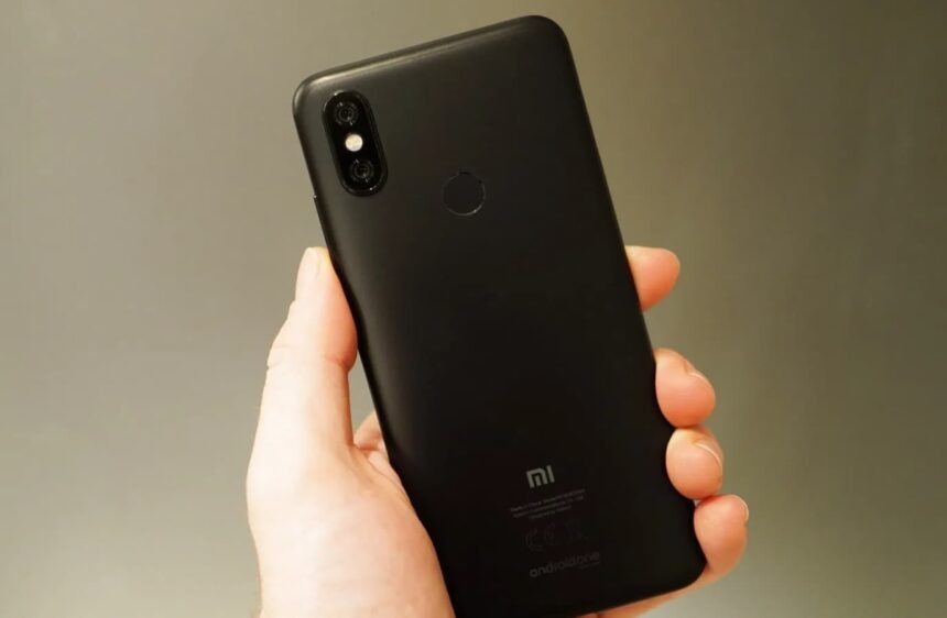 Mi A2 lite preto.