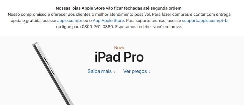 Coronavírus: Apple fecha lojas por tempo indeterminado em todo o mundo Apple fecha lojas físicas devido ao Coronavírus.