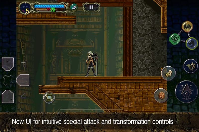 Castlevania: Symphony of the Night está disponível para Android e iOS Captura de tela Castlevania: Symphony of the Night mobile.