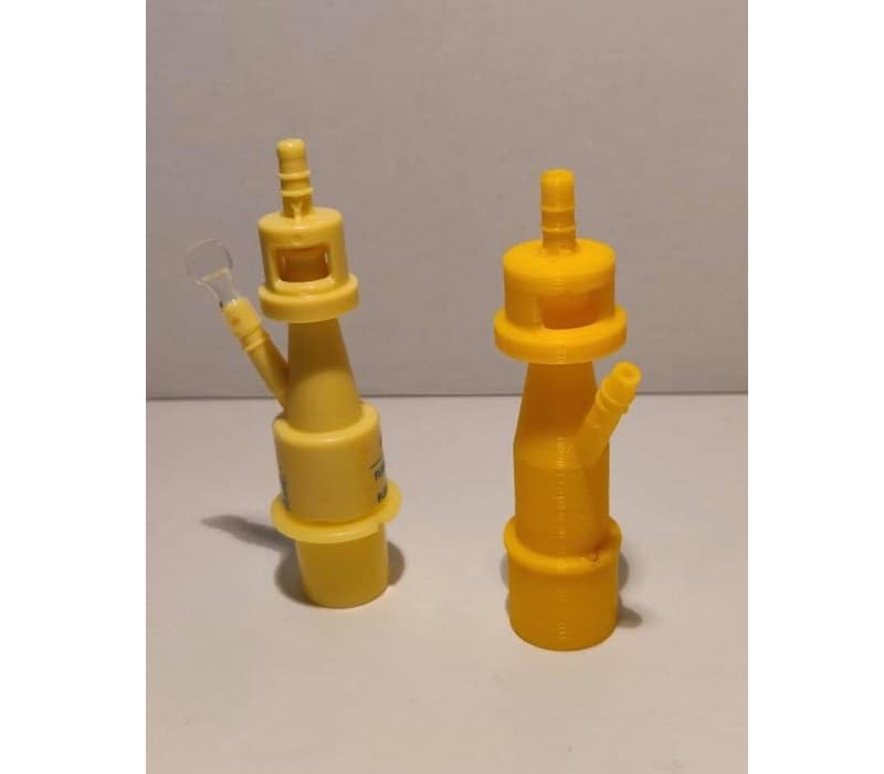 Coronavírus: Hospital italiano usa impressora 3D para salvar vidas Válvulas para equipamento de terapia intensiva usado contra o coronavírus.