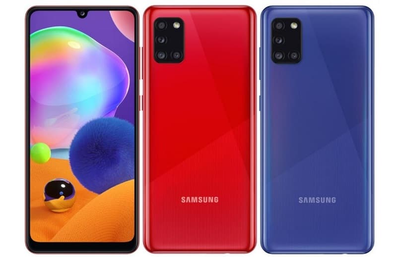 Galaxy A31 é lançado com processador MediaTek e até 6 GB de RAM Samsung Galaxy A31 cores.