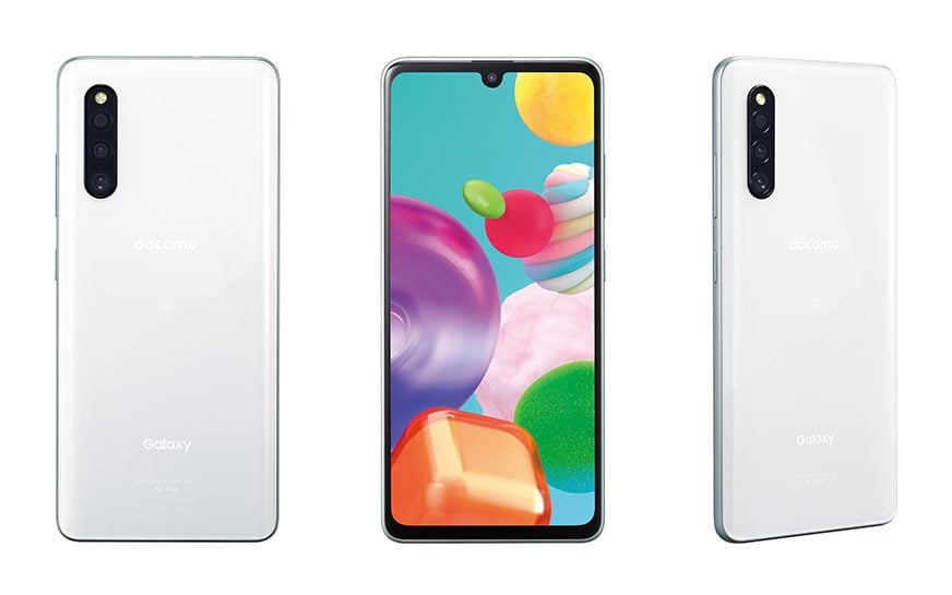 Samsung anuncia o novo Galaxy A41 com câmera tripla e MediaTek P65 galaxy a41 branco docomo
