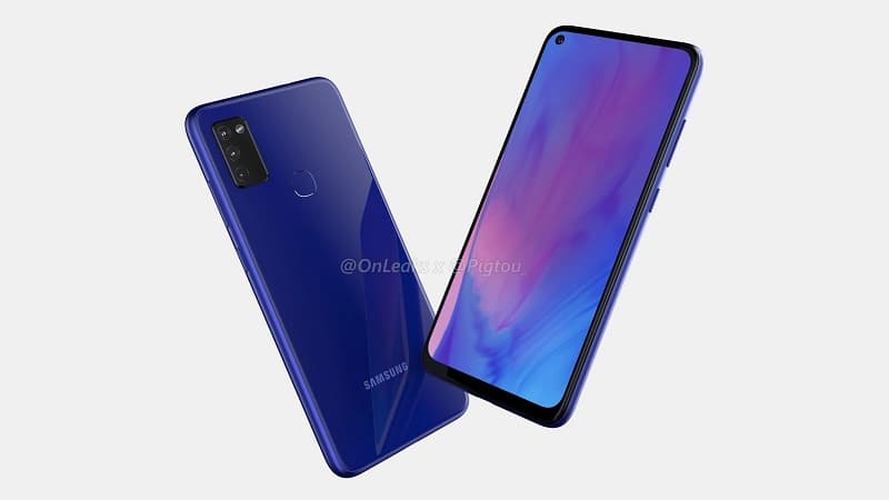 Samsung Galaxy M41 ou M51, renderização. 