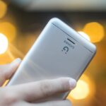 Traseira de smartphone Gionee.