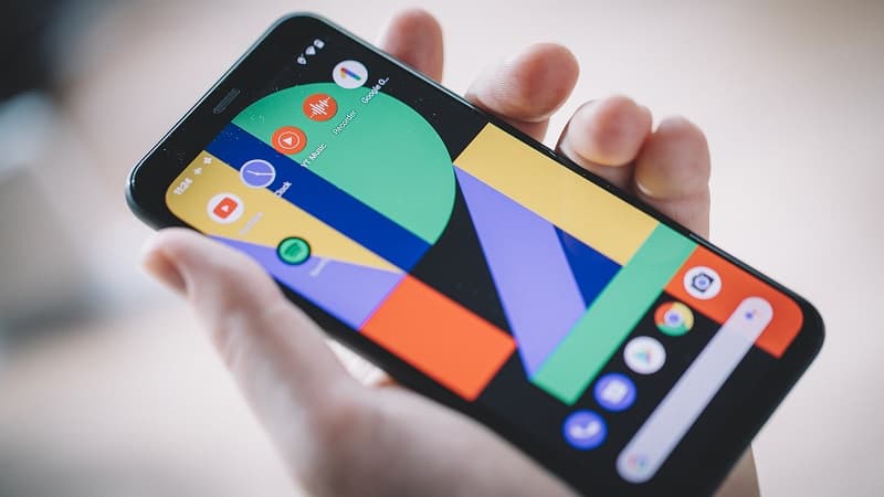 Google clona 3D Touch da Apple usando apenas um software Google Pixel 4 Tela.