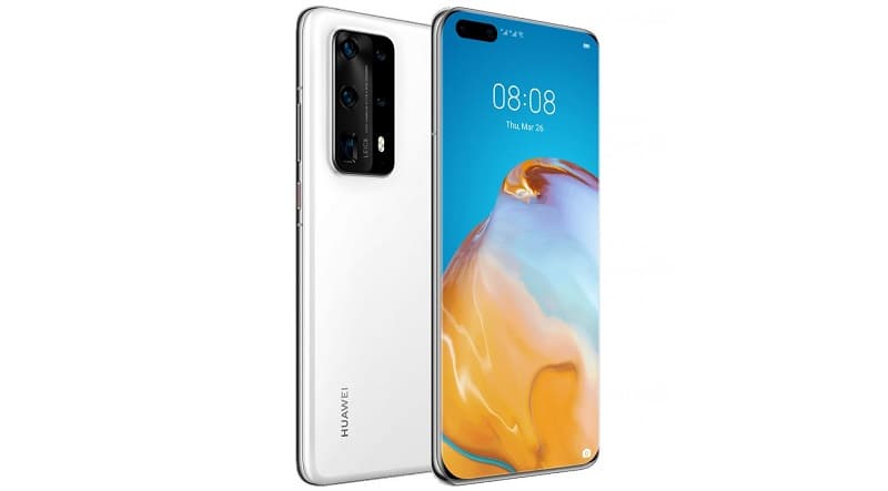 Huawei P40 Pro+ branco.