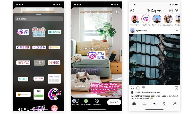Coronavírus: Novo filtro do Instagram incentiva usuários a ficarem em casa Novo filtro do Instagram para conscientizar sobre o Coronavírus.