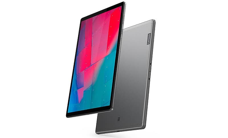 Lenovo M10 Plus cinza.
