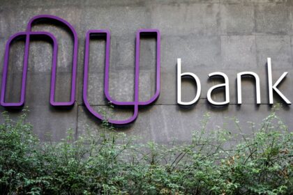 Nubank logo.
