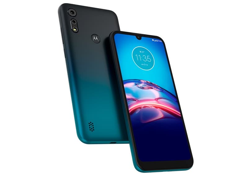 Moto E6s azul.