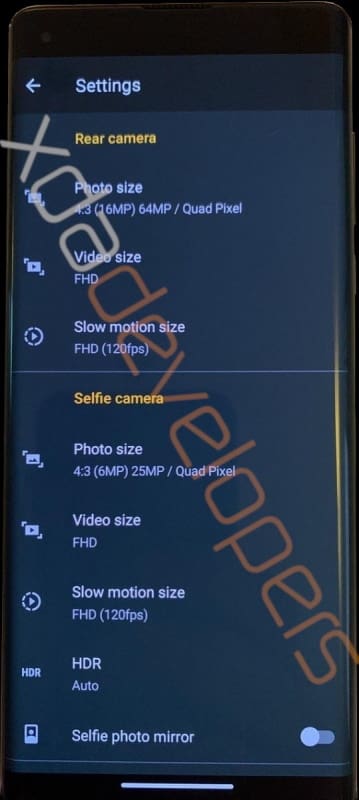 motorola edge plus camera frontal