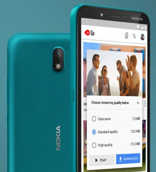 nokia c2 android 9 go