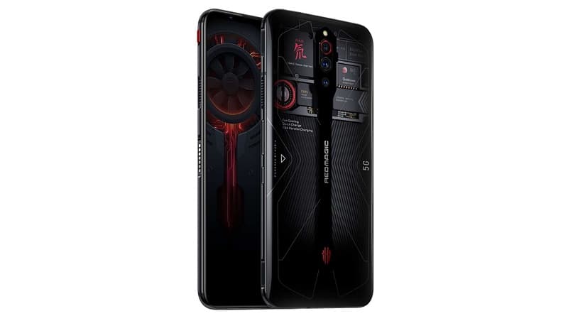 Nubia Red Magic 5G é lançado com Snapdragon 865 e 16 GB de RAM Nubia Red Magic 5G edição especial transparente.