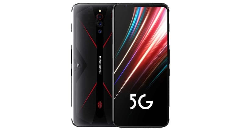 Nubia Red Magic 5G é lançado com Snapdragon 865 e 16 GB de RAM Nubia Red Magic 5G preto.