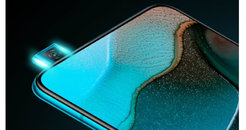 Redmi K30 Pro e K30 Pro Zoom são lançados com Snapdragon 865 Câmera pop-up do Redmi K30 Pro.