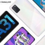 Samsung Galaxy A31 imagem promocional.