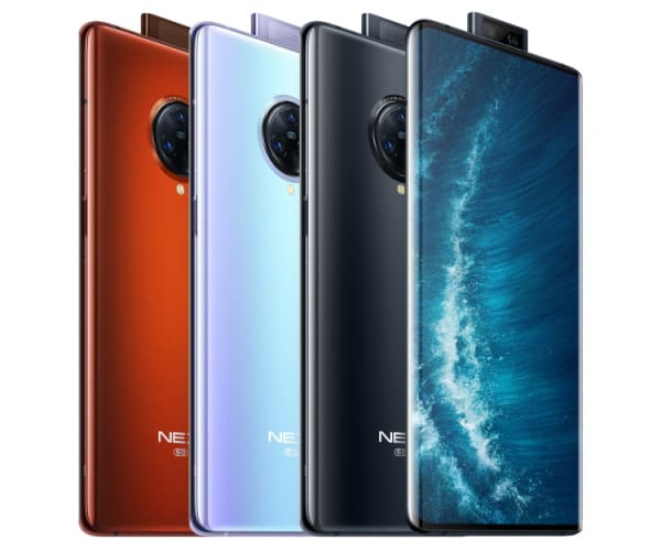 Vivo NEX 3S 5G é anunciado com Snapdragon 865 e 12 GB de RAM vivo nex 3s 5g cores