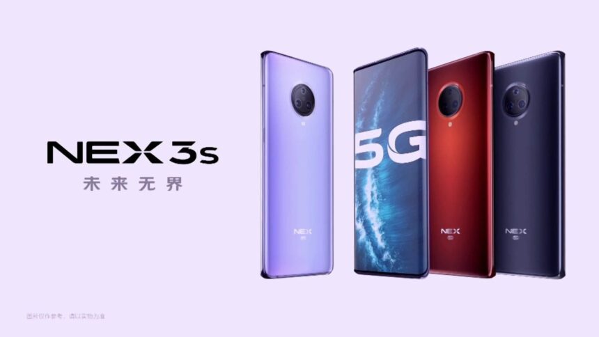 vivo nex 3s 5g oficial lancamento