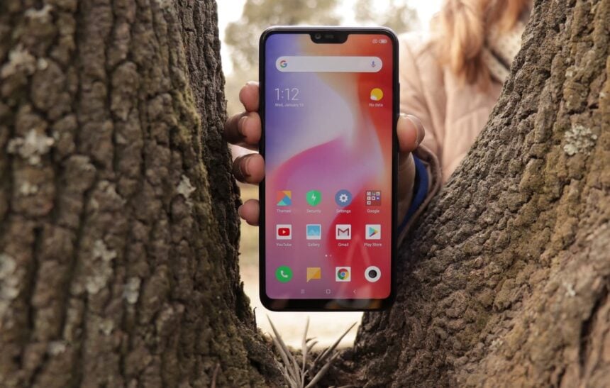 Xiaomi Mi 8 Lite tela.