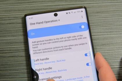 Atualização app One Hand Operation Plus.