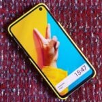 Galaxy S10e parte frontal.