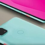 Google Pixel 4a azul.