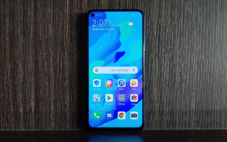 Huawei Nova 5T tela.