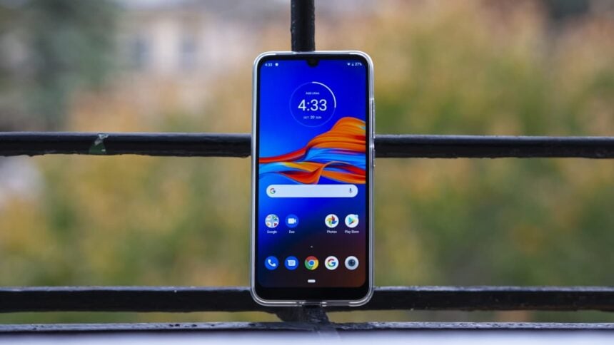 Motorola Moto E6 Plus parte frontal.