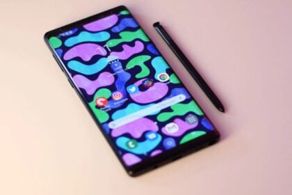 Samsung Galaxy Note 9 nova atualização.