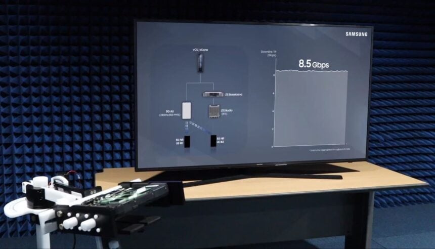 samsung recorde conexao 5g