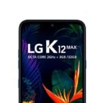 Tela do LG K12 Max.