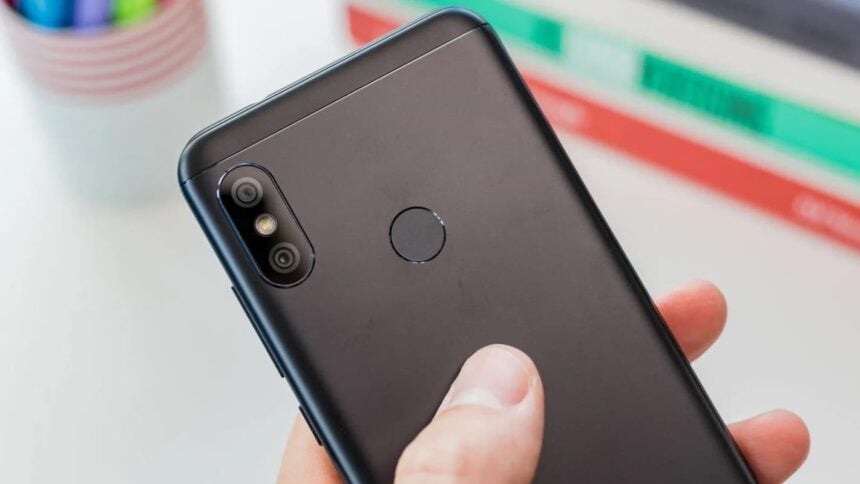 Parte traseira do Mi A2 Lite.