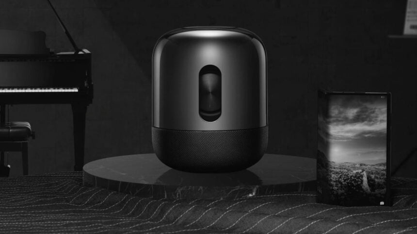 Huawei Sound X preto.