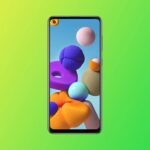 galaxy a21s imagem frontal oficial
