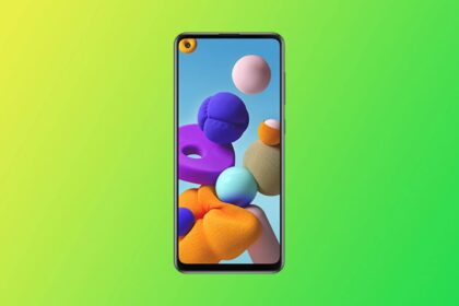 galaxy a21s imagem frontal oficial