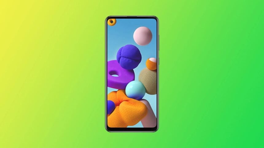 galaxy a21s imagem frontal oficial