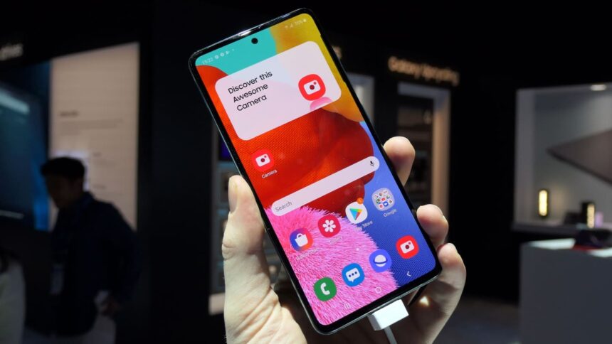 galaxy a51 display samsung