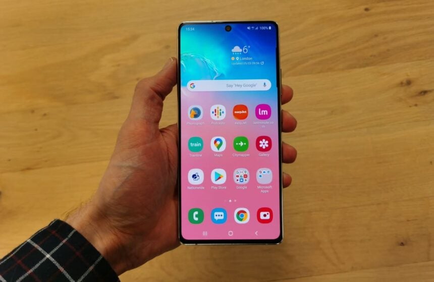 galaxy s10 lite maio de 2020 patch