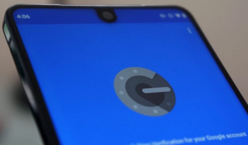 Update Google Authenticator.