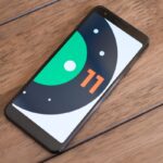 Smartphone com Android 11.