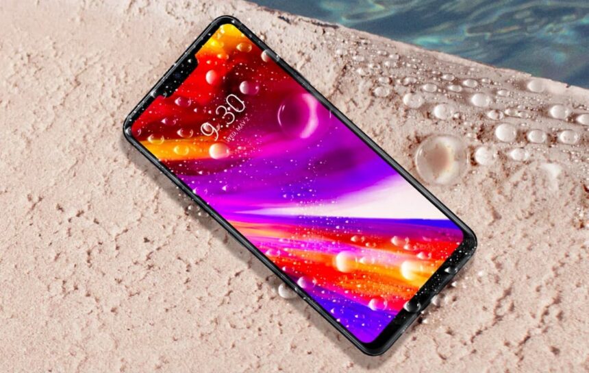 LG G7 ThinQ parte frontal.