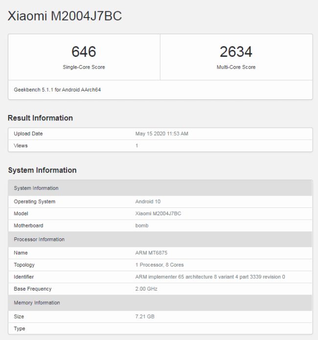 Redmi Note 10 e Note 10 Pro aparecem em benchmark no Geekbench redmi note 10 pro geekbench