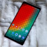 Samsung Galaxy Note 9 tela ligada.