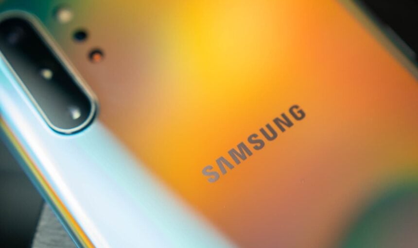 Samsung Galaxy Note 10 Plus parte traseira.